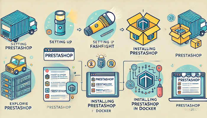 Полное руководство по PrestaShop: Flashlight, установка в Docker, и обзор проекта