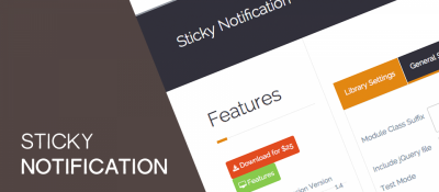 Joomla 
Sticky Notification Joomla разработка