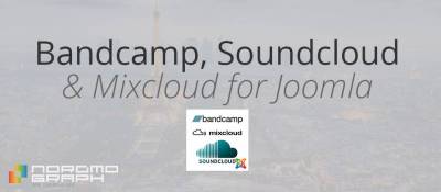  Joomla 
Bandcamp Soundcloud Mixcloud Joomla разработка