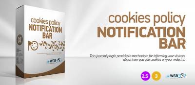  Joomla 
Cookies Policy Notification Bar Joomla разработка