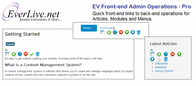  Joomla 
EV Front-end Admin Operations - Pro Joomla разработка