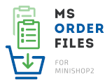 Доработка модуля msOrderFiles - Прикрепление файлов к заказу ms2