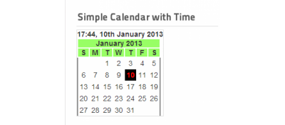 Joomla 
Simple Calendar With Time Joomla разработка