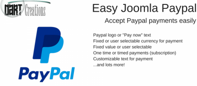  Joomla 
Easy Joomla Paypal Joomla разработка