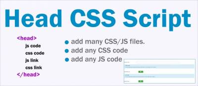 Joomla 
Head CSS Script Joomla разработка