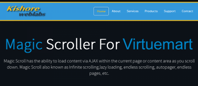 Joomla 
Magic Scroller for Virtuemart Joomla разработка