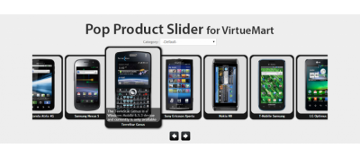 Joomla 
VirtueMart Pop Product Slider Joomla разработка