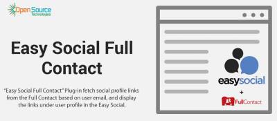 Joomla 
Full Contact for Easy Social Joomla разработка