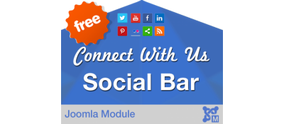 Joomla 
Connect With Us Social Bar Joomla разработка