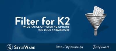  Joomla 
Filter for K2 Joomla разработка