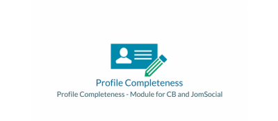 Joomla 
Profile Completeness for CB Joomla разработка