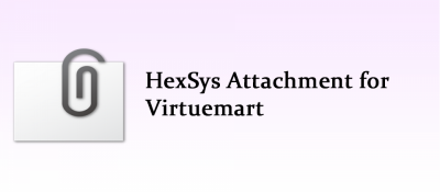 Joomla 
HexSys Attachment for Virtuemart Joomla разработка