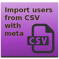 Доработка модуля Import users from CSV with meta