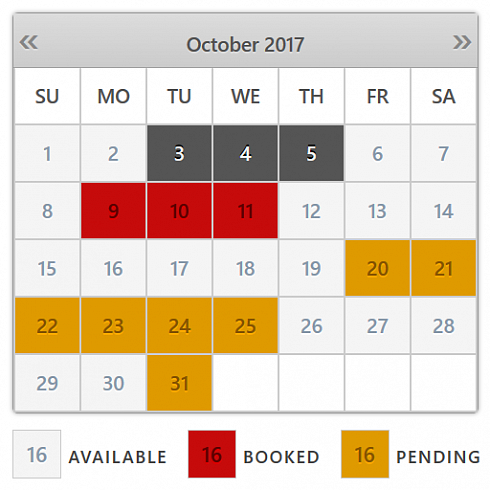  Wordpress Booking Calendar разработка на wordpress