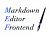 Доработка модуля MarkdownEditorFrontend - Редактирование текста в формате markdown на frontend c просмотром результата.