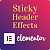 Доработка модуля Sticky Header Effects for Elementor