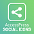 Доработка модуля AccessPress Social Icons